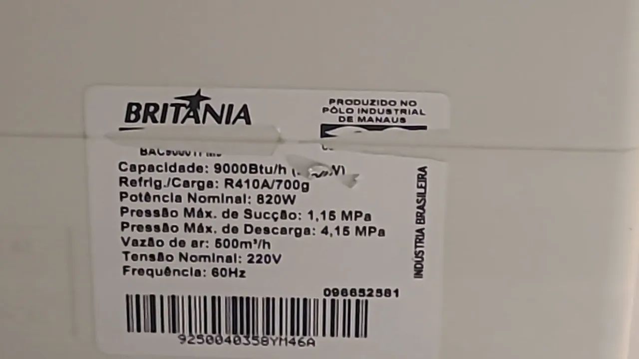 Ar condicionado 9000BTU - Foto 2