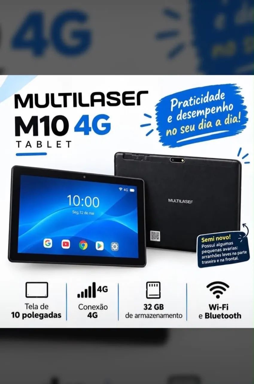 Tablete Multilaser m10 4g  - Foto 4