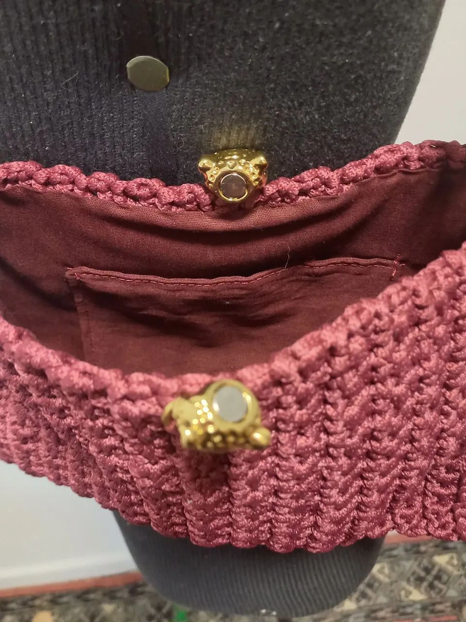 Bolsa em crochê - Foto 4