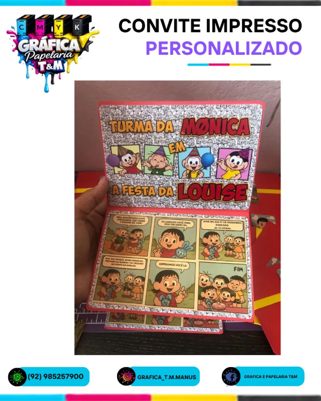 convite impresso - personalizado - Foto 2
