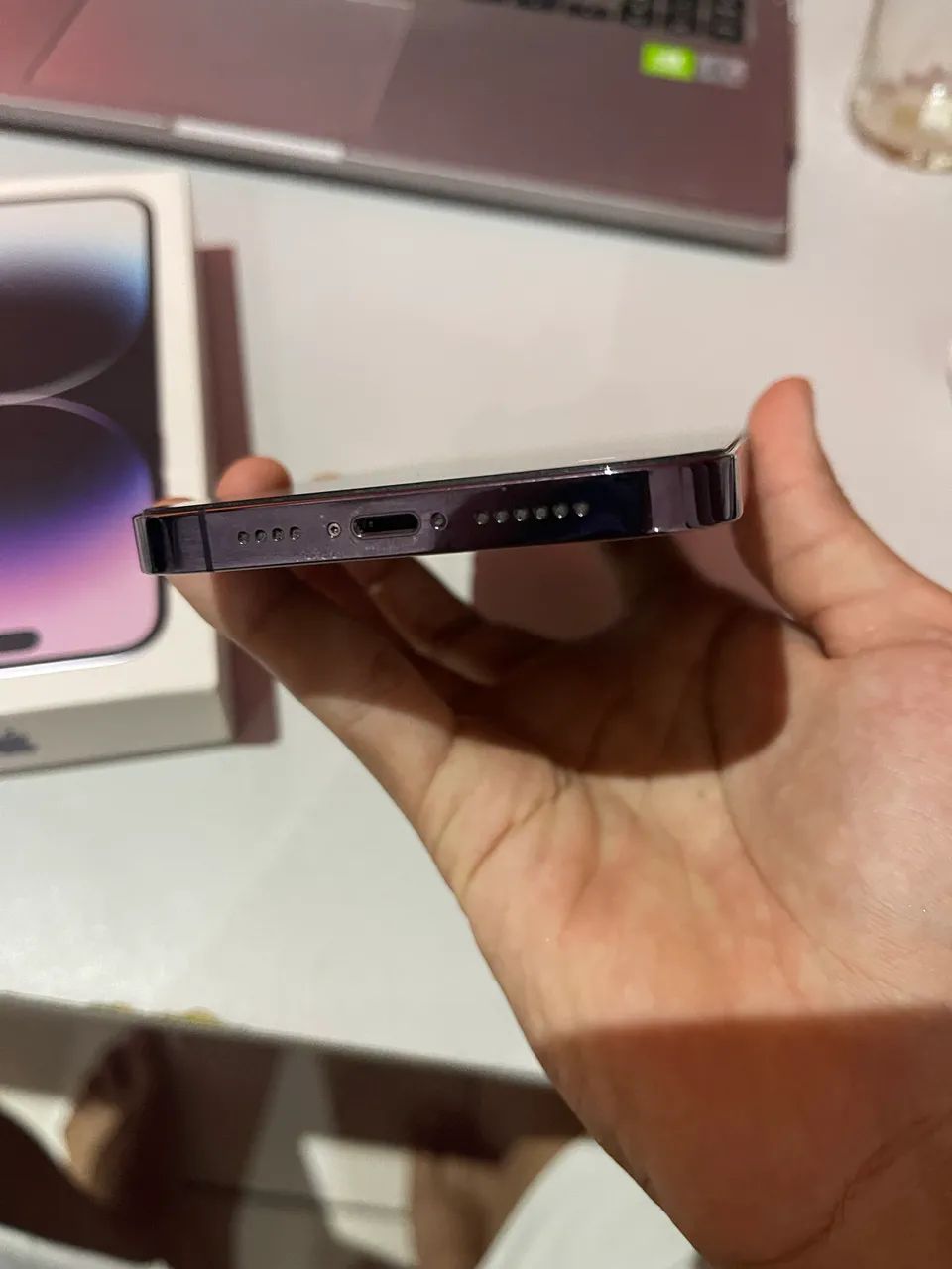 IPHONE 14 PRO MAX 256gb Roxo Profundo - Foto 3