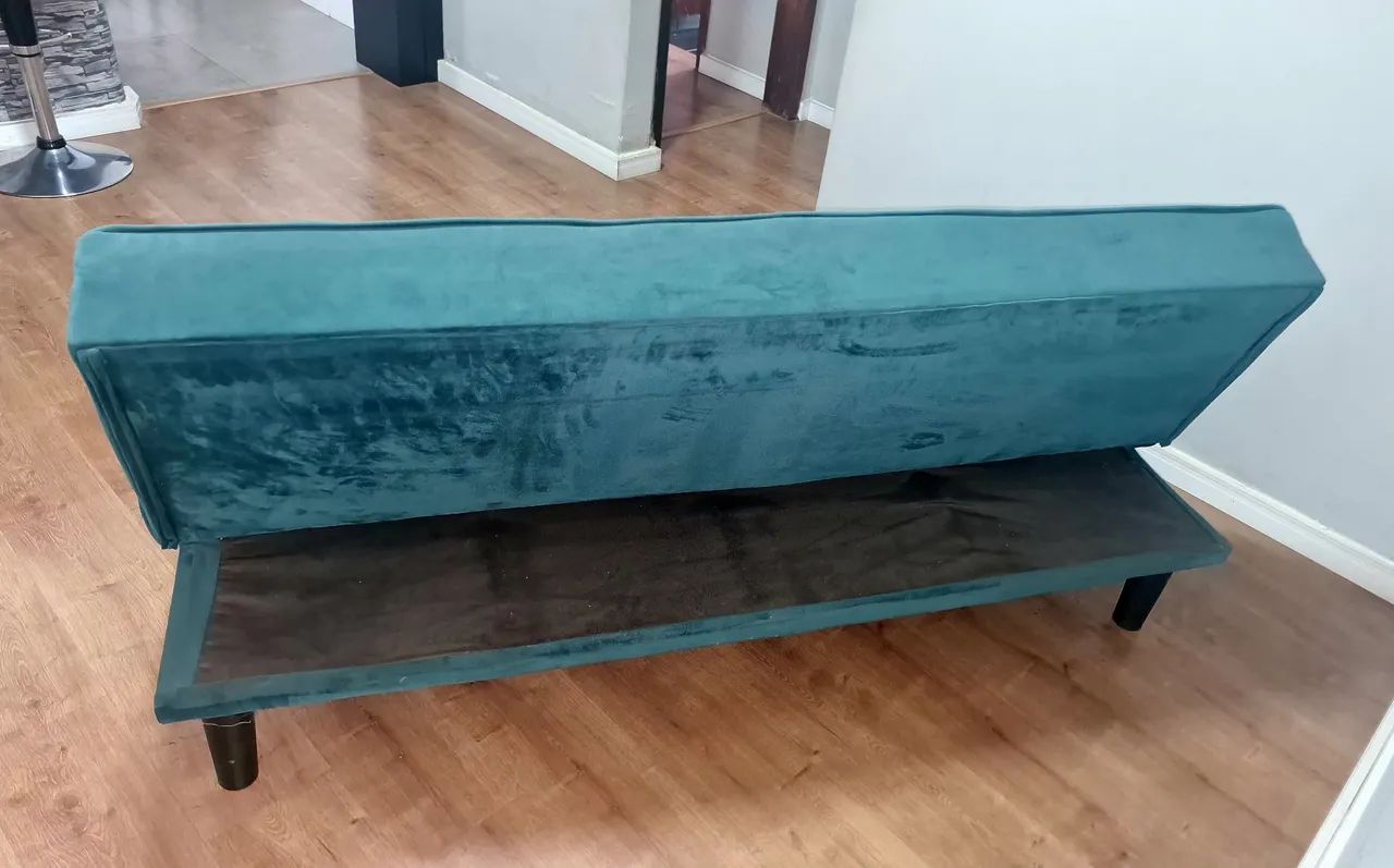Sofá cama cor turquesa  - Foto 4