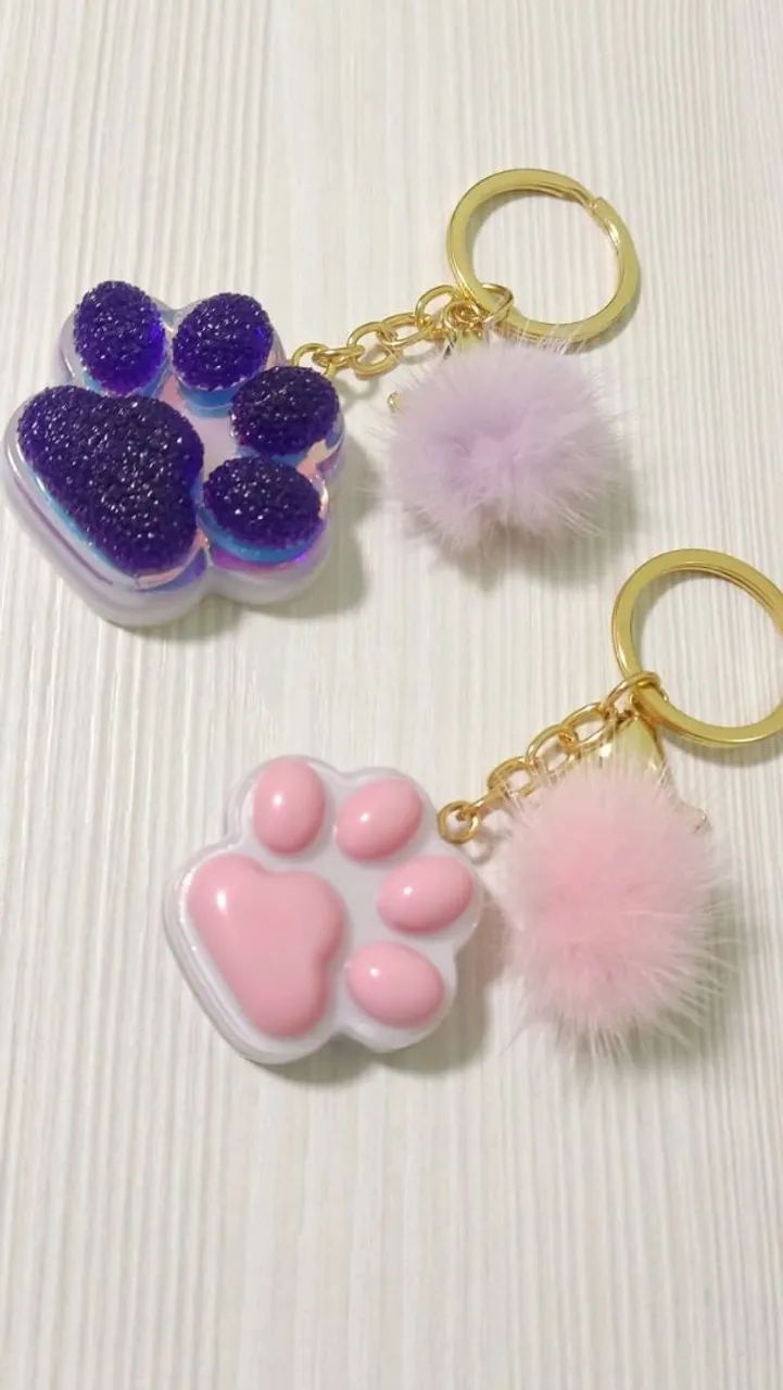 Chaveiro pelinhos de pet patinha - Foto 3