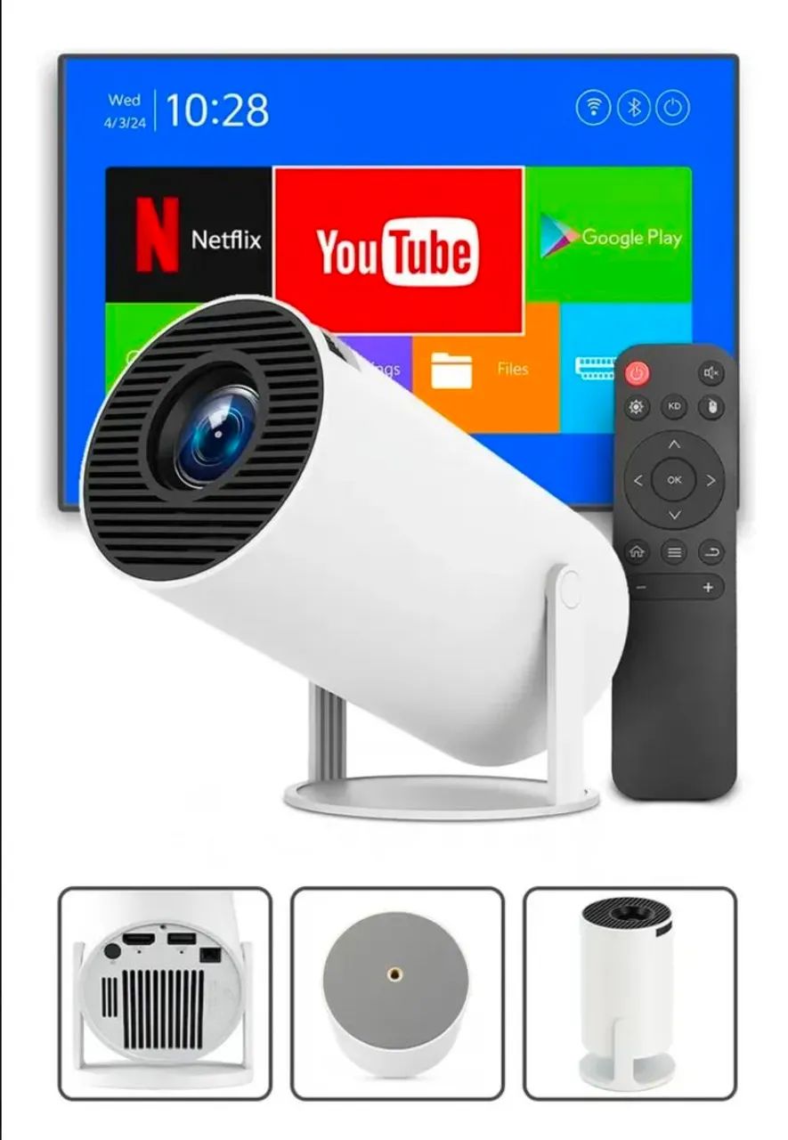 Projetor 100 POLEGADAS BARATO com ANDROID 