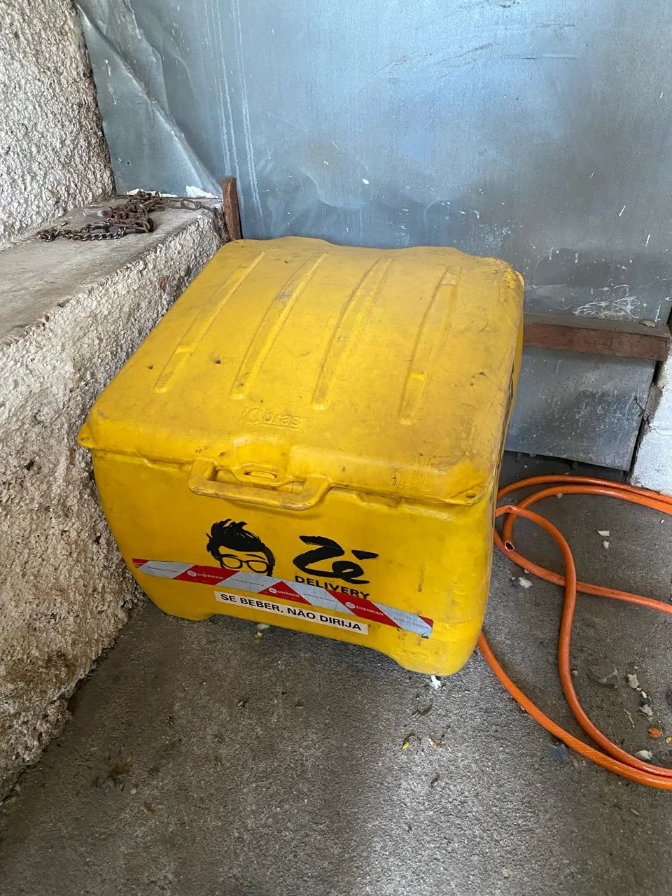 Baú Zé delivery 140L USADO  - Foto 4