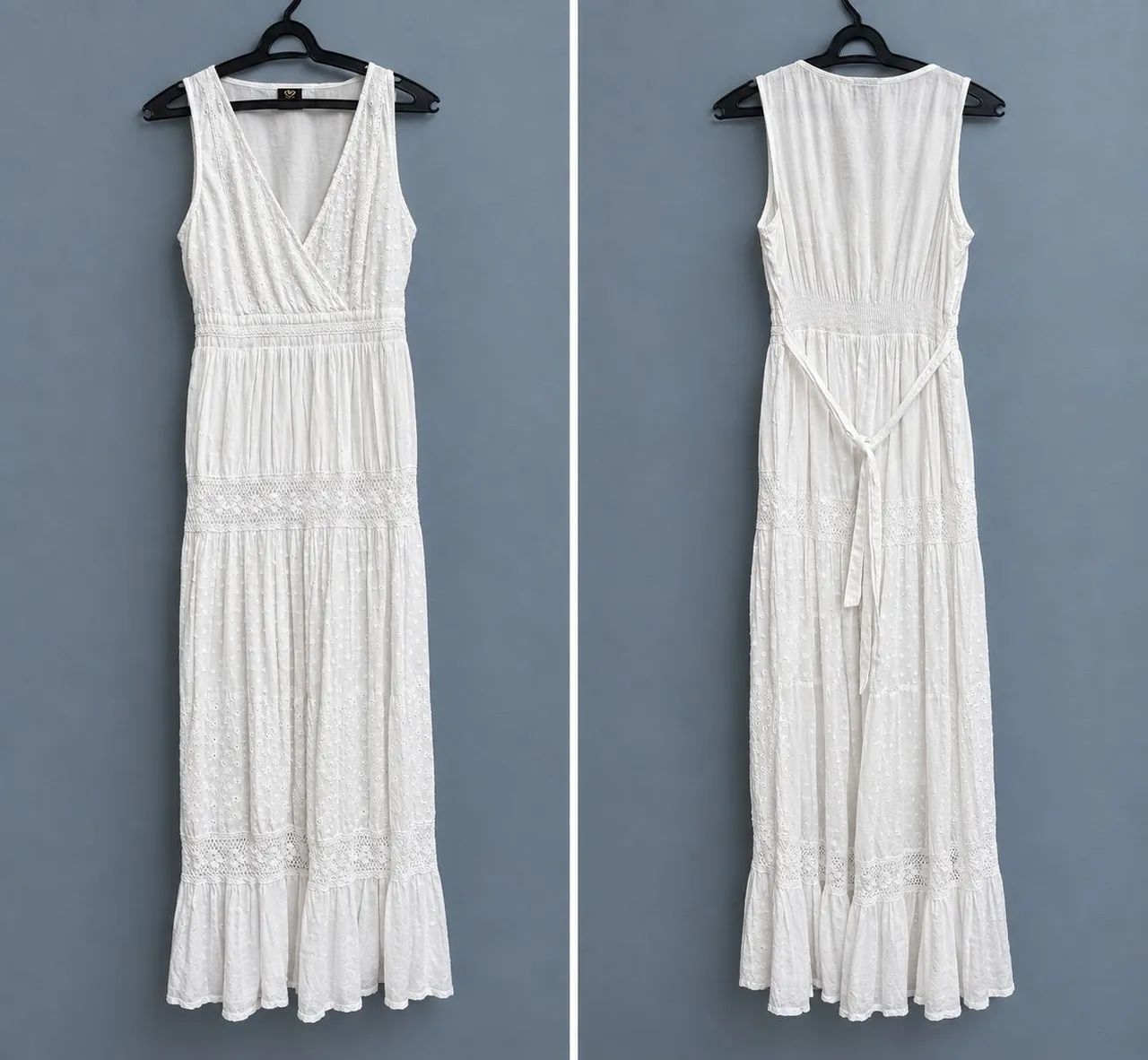 Vestido branco delicado