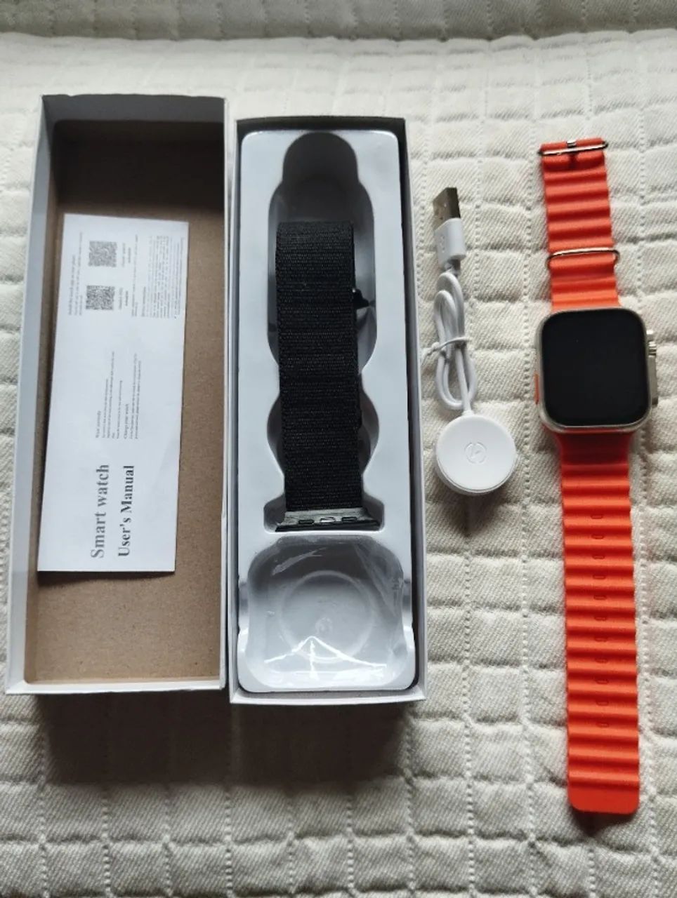 Relógio Smartwatch T800 Ultra Carregamento Wireless  - Foto 3