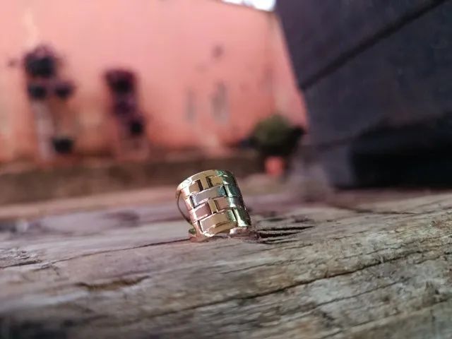 Anel Ouro 18k Tricolor - Foto 2