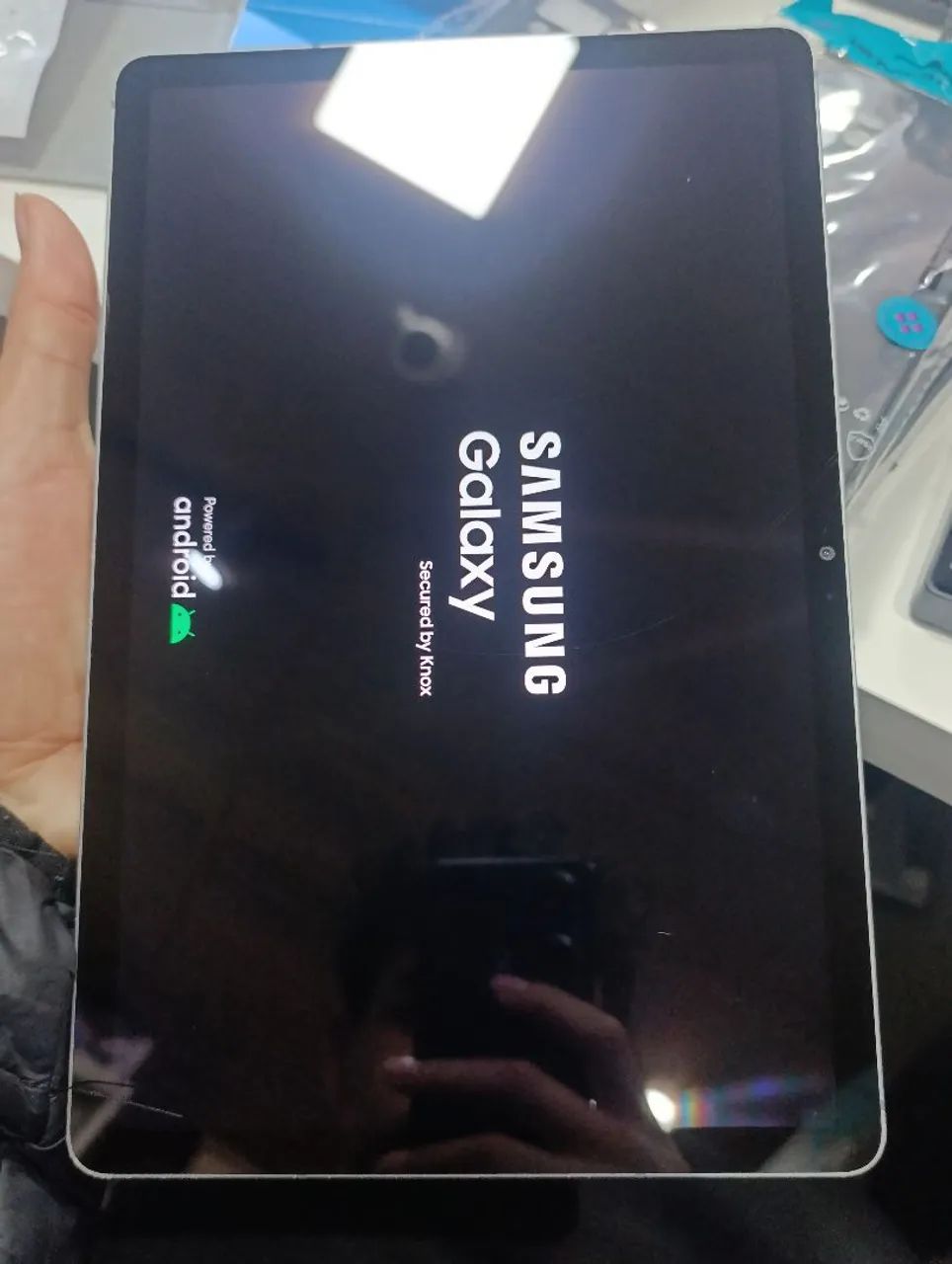 SAMSUNG TAB S9 FE com pequenos aranhões, comprei novo porém não estou usando  - Foto 4