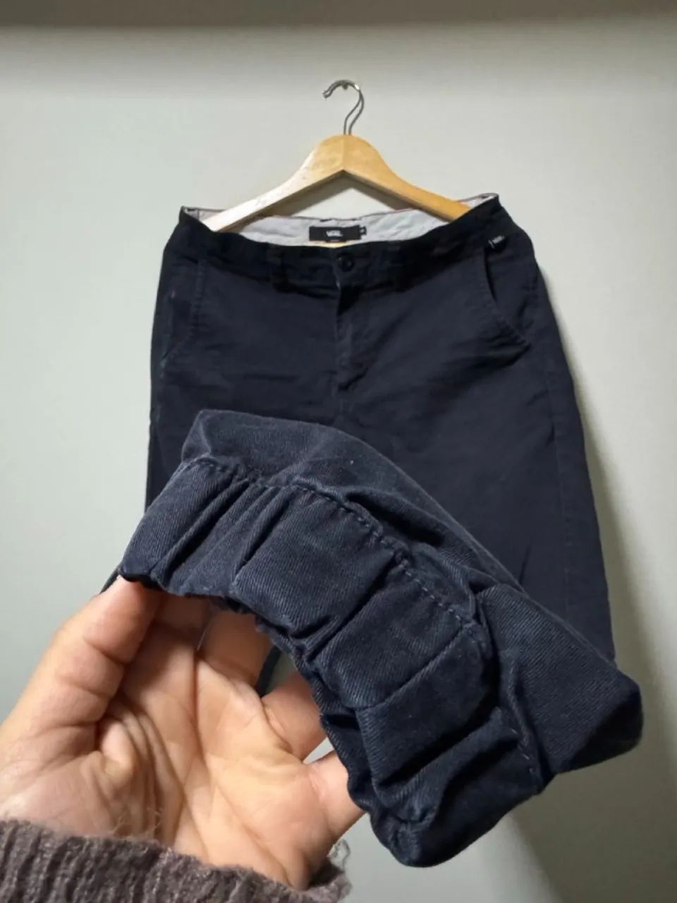 Calça Vans Authentic Chino Slim Jogger Black - Tamanho 38 - Foto 3