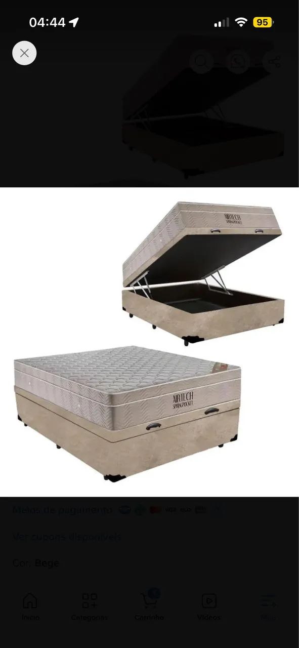 CAMA BOX BAU (casal)