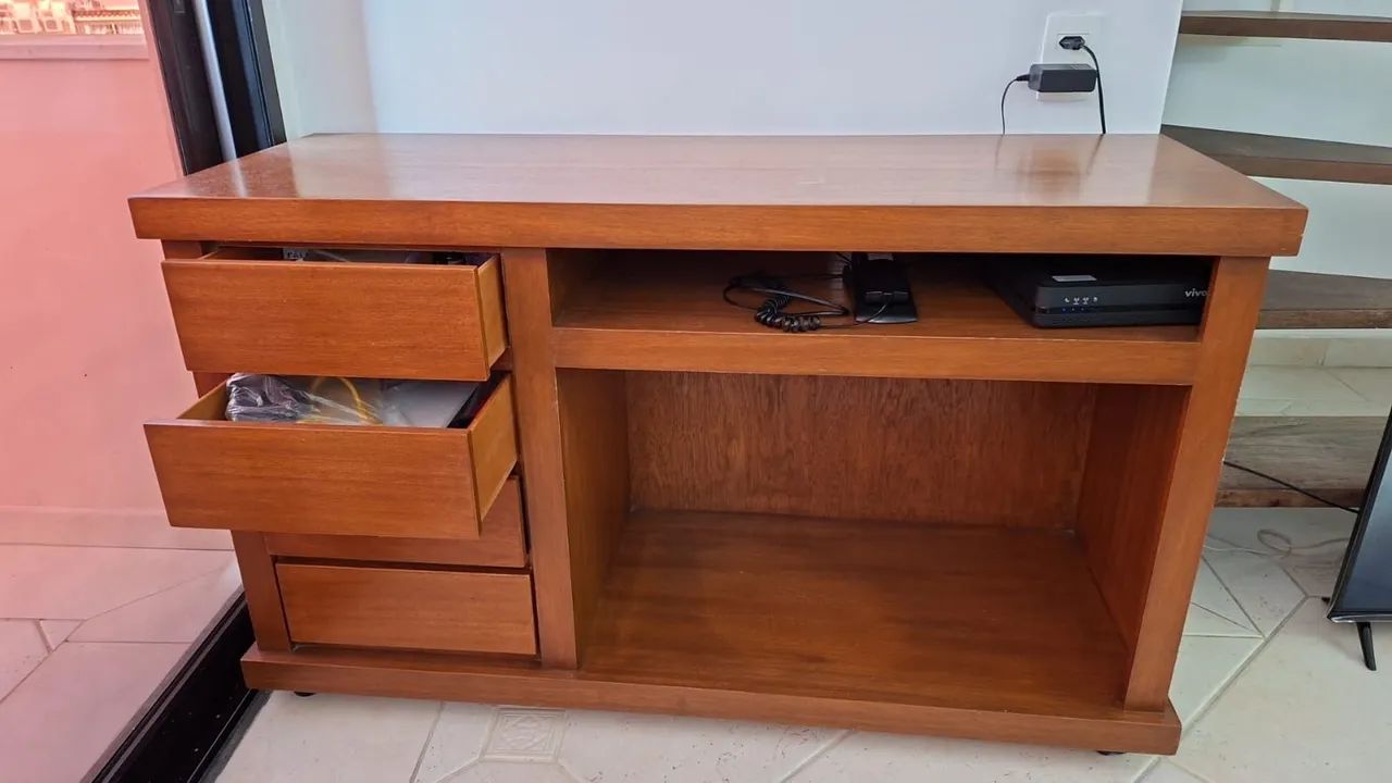 Movel para sala televisão, som, tipo escrivaninha  - Foto 2