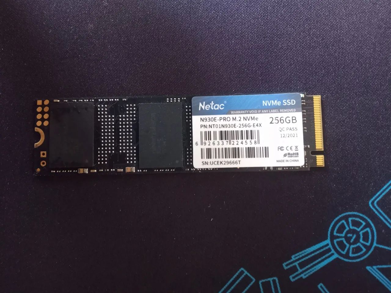 SSD NVMe 256gb Netac 