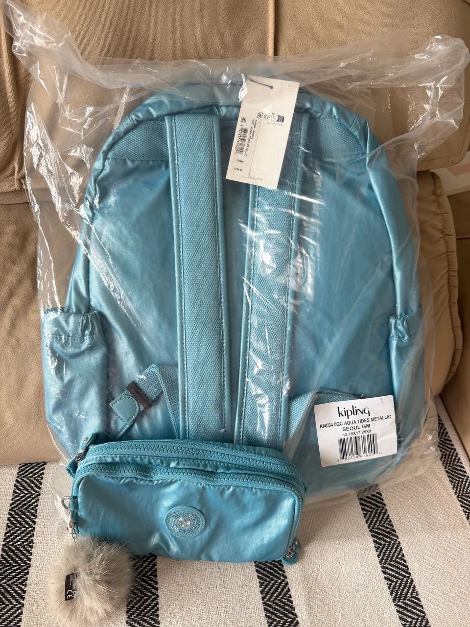 Mochila kipling + estojo - Foto 4