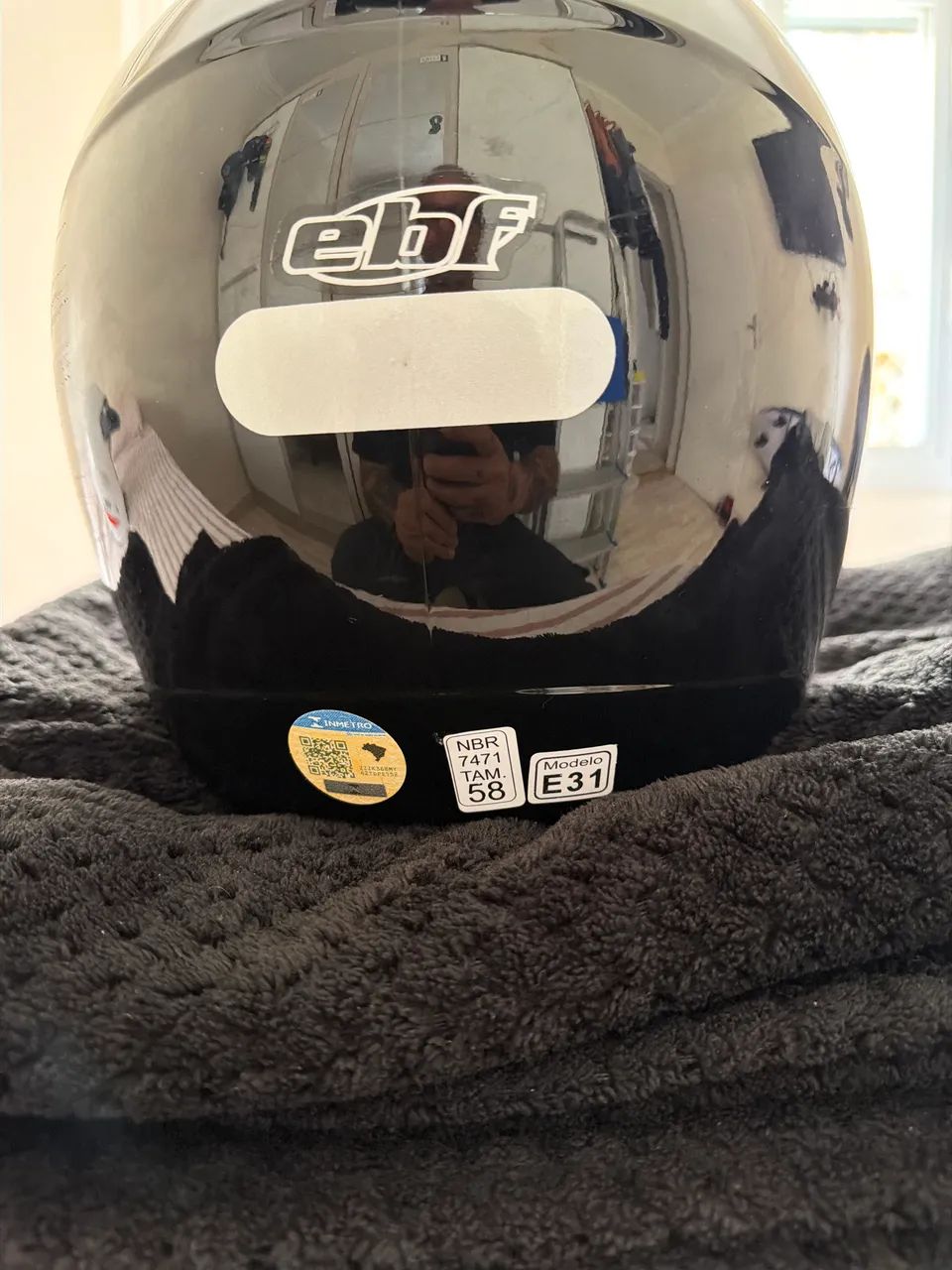 Capacete EBF7 numeração 58 - Foto 3