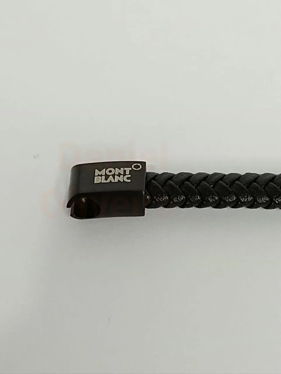 Pulseira de couro Montblanc Preto  - Foto 4