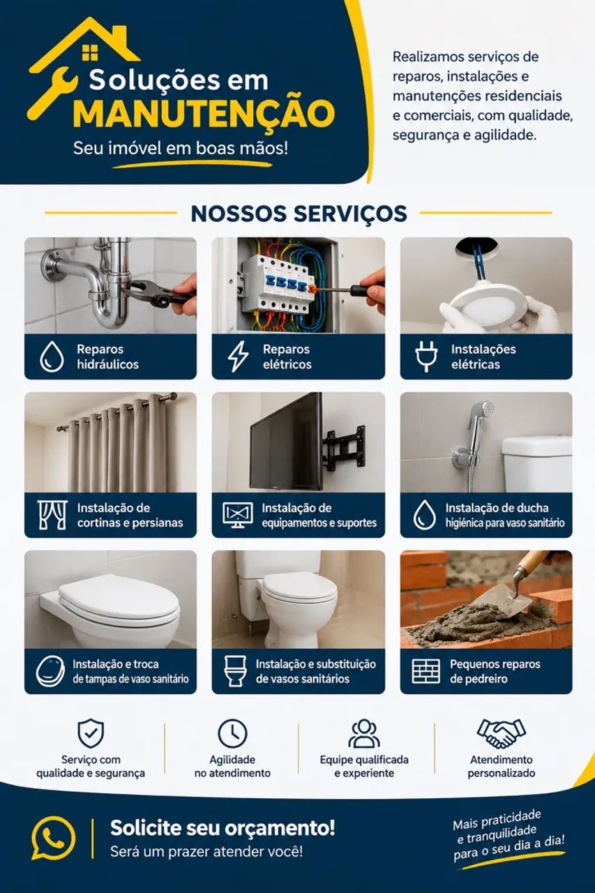 MARIDO DE ALUGUEL E ELETRICISTA - SERVIÇOS EM GERAL 