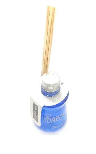 Aromatizador de Ambiente Vidaromas Varetas Bambu Orquídea Azul 240ml