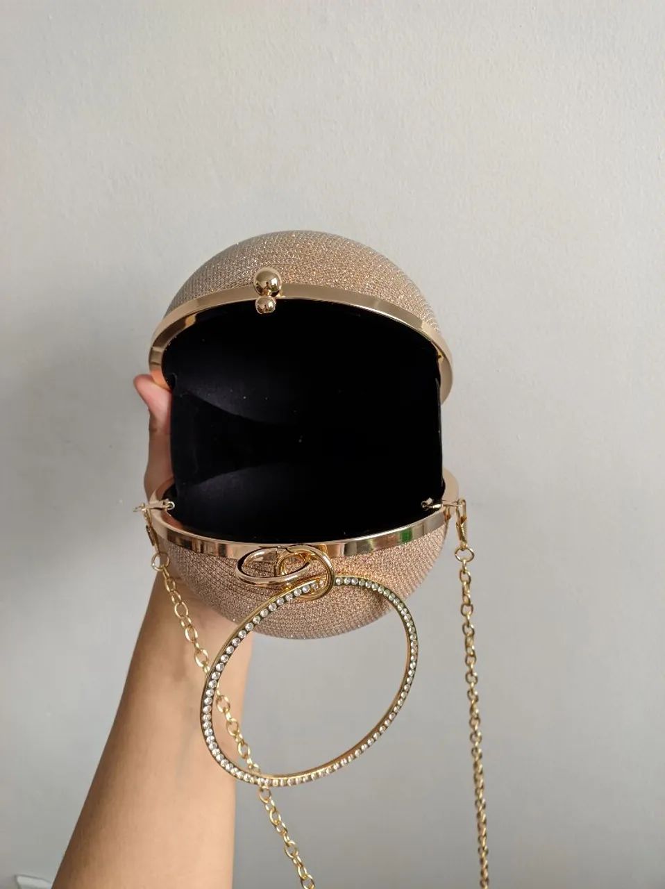 Bolsa elegante redonda para noite - Foto 3