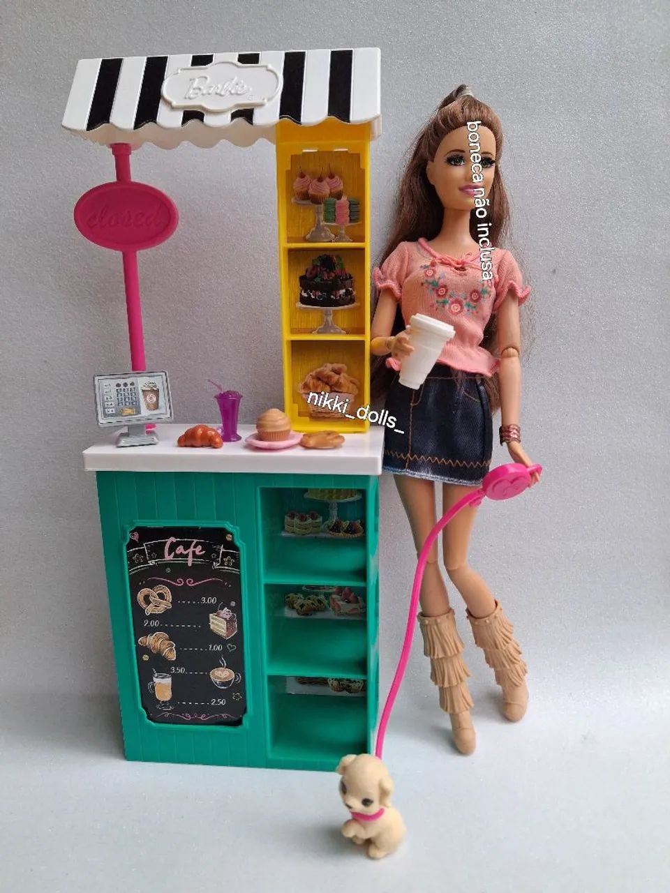 Playset cafeteira Barbie