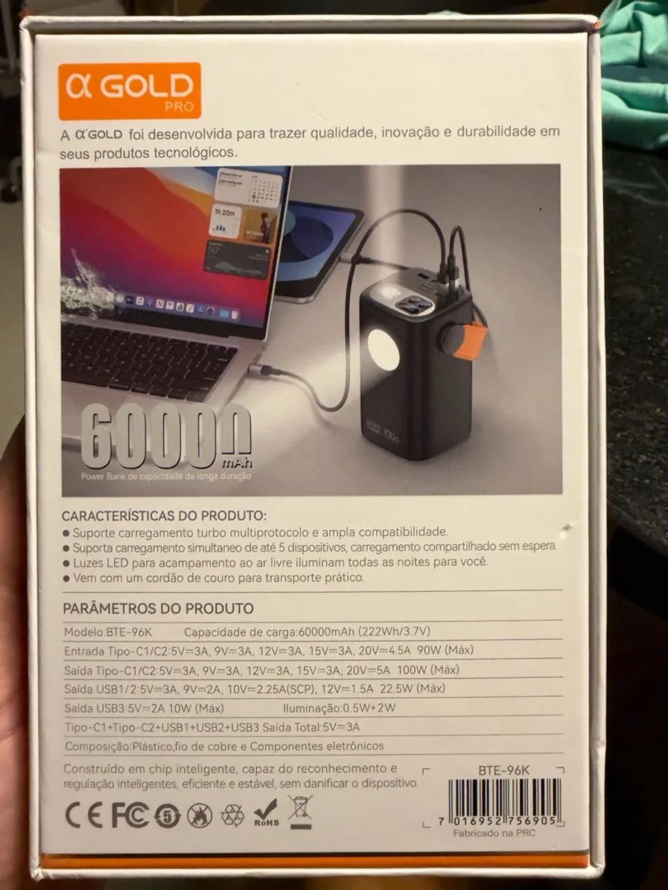 Power Bank Ultra 6000mAh - Foto 2