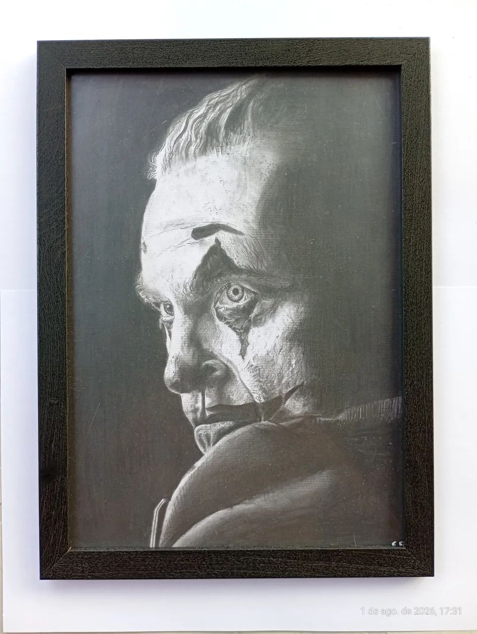 Desenho/quadro realista Coringa de Joakin Phoenix - Foto 3
