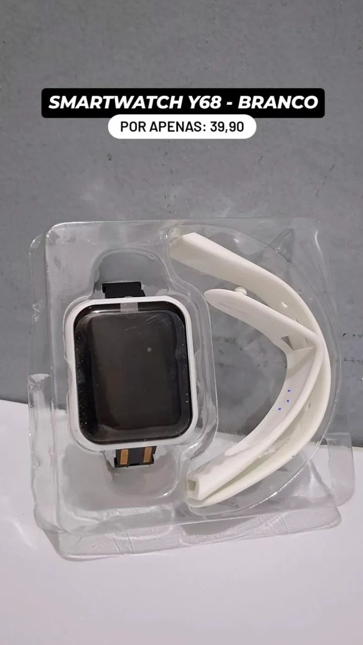 Smartwatch y60/D20 Preto ou branco - Foto 2