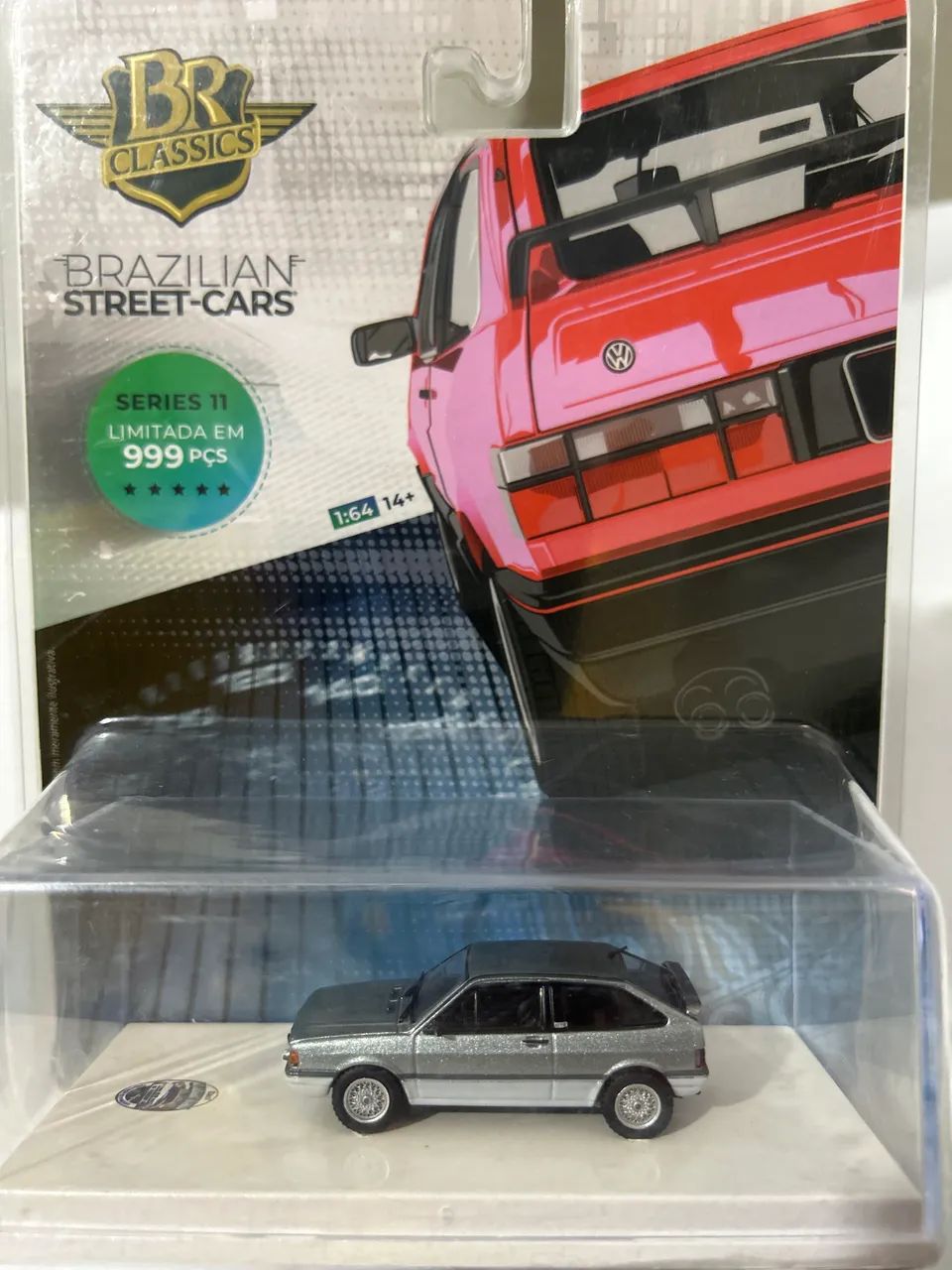 Volkswagen Gol GTI Cinza - 1/64 - Br Classics - Foto 3