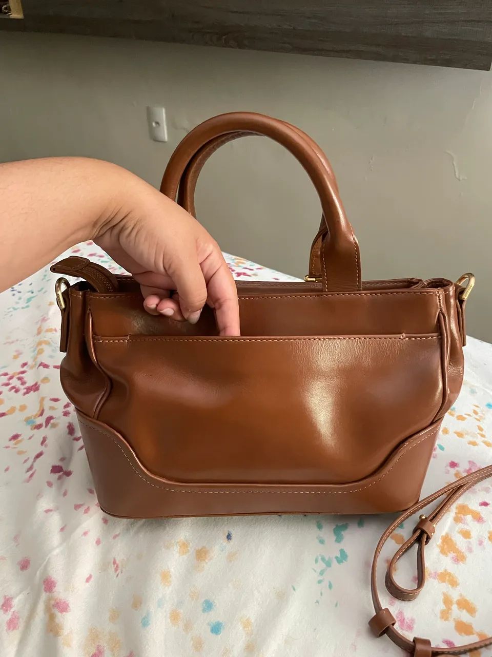 Bolsa arezzo em couro - Foto 3