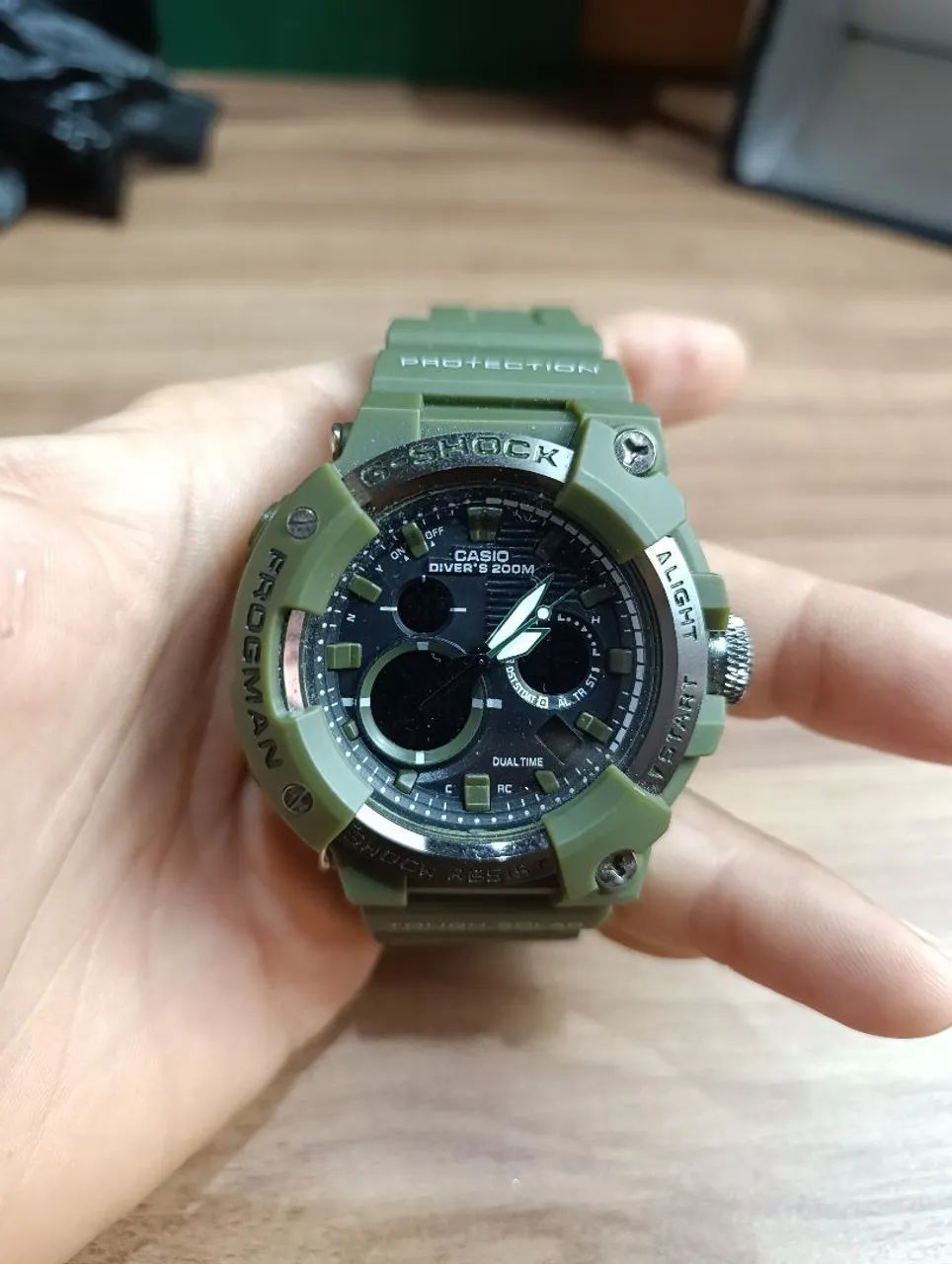 Casio G-Shock Frogman Verde Militar  - Foto 2