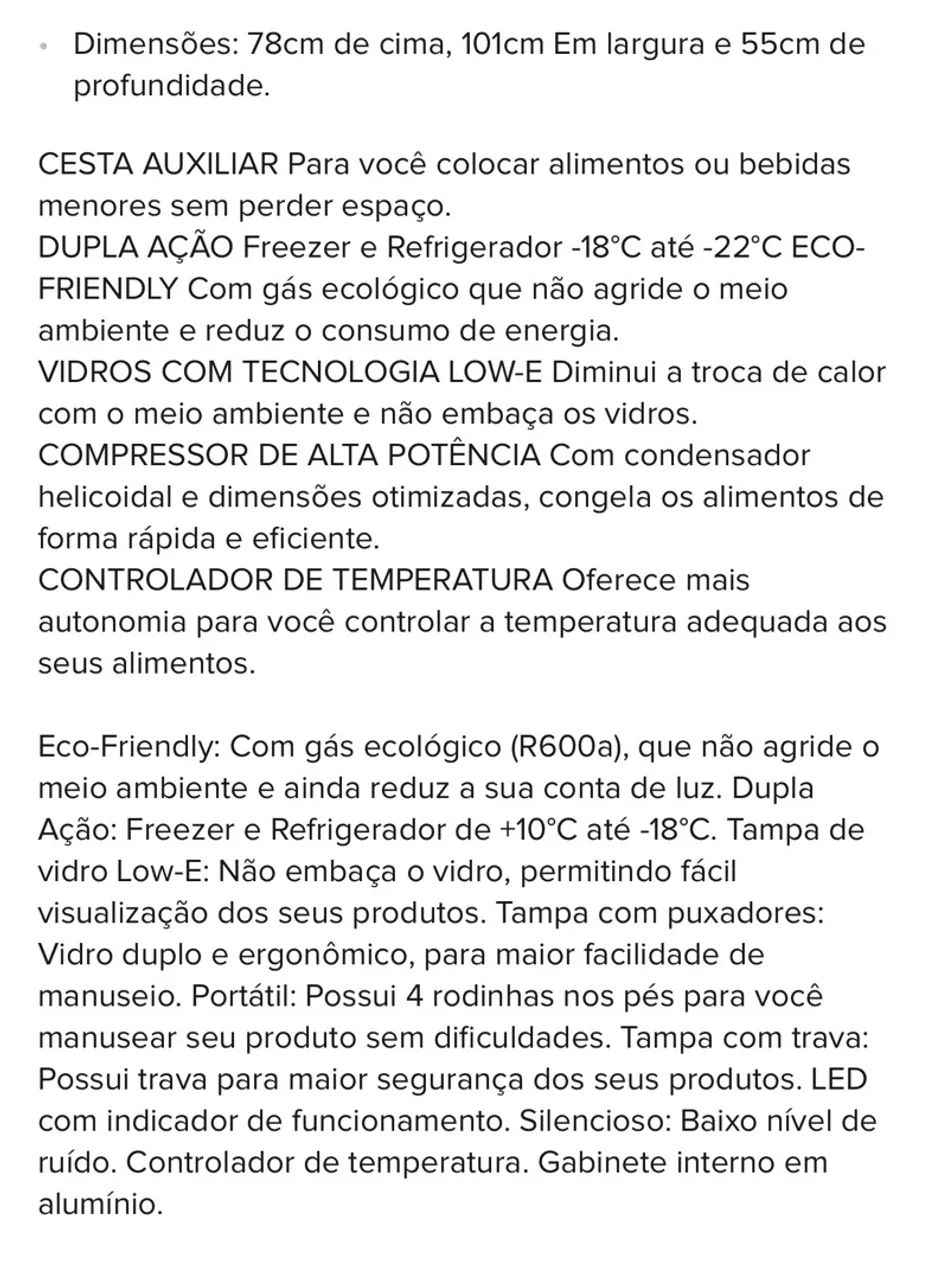 Freezer Horizontal Eos - Foto 5