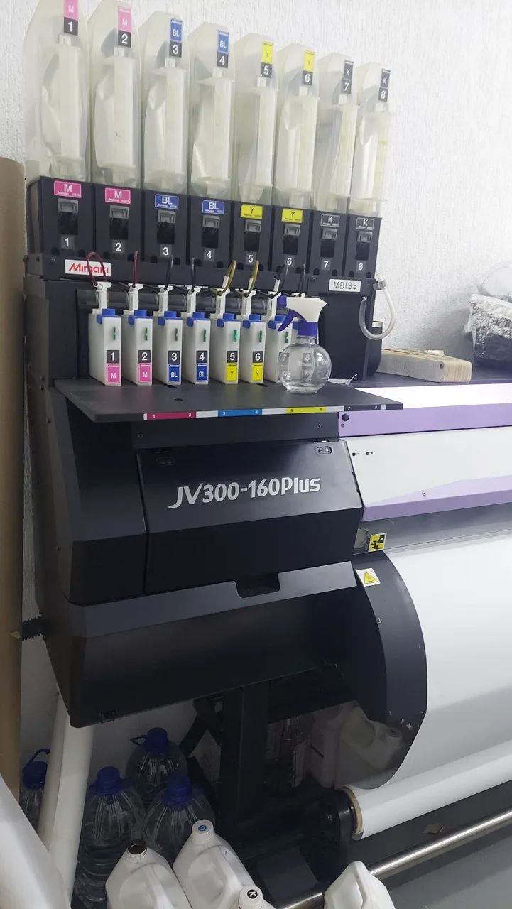 Impressora Mimaki JV300-160 Plus com duas cabeças. .  - Foto 3