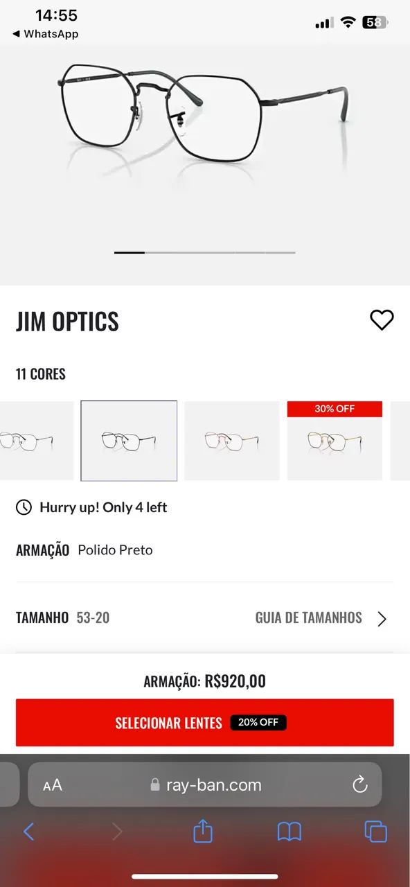 Armação Ray-Ban  - Foto 2
