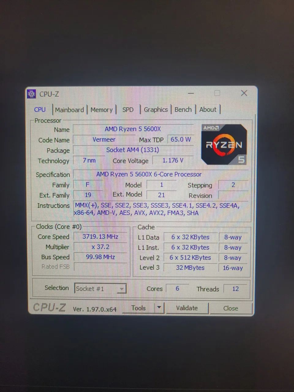 RYZEN 5600X ( COM CAIXA E COOLER) - Foto 5