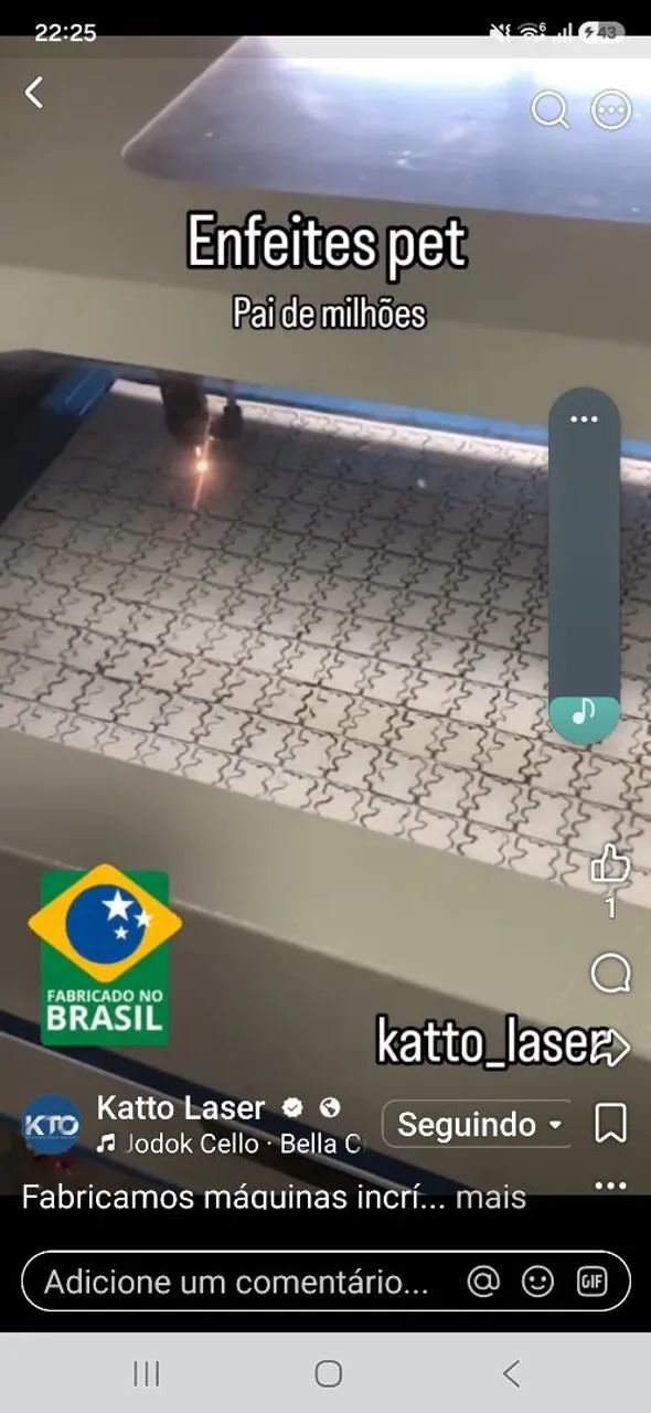 Máquina laser