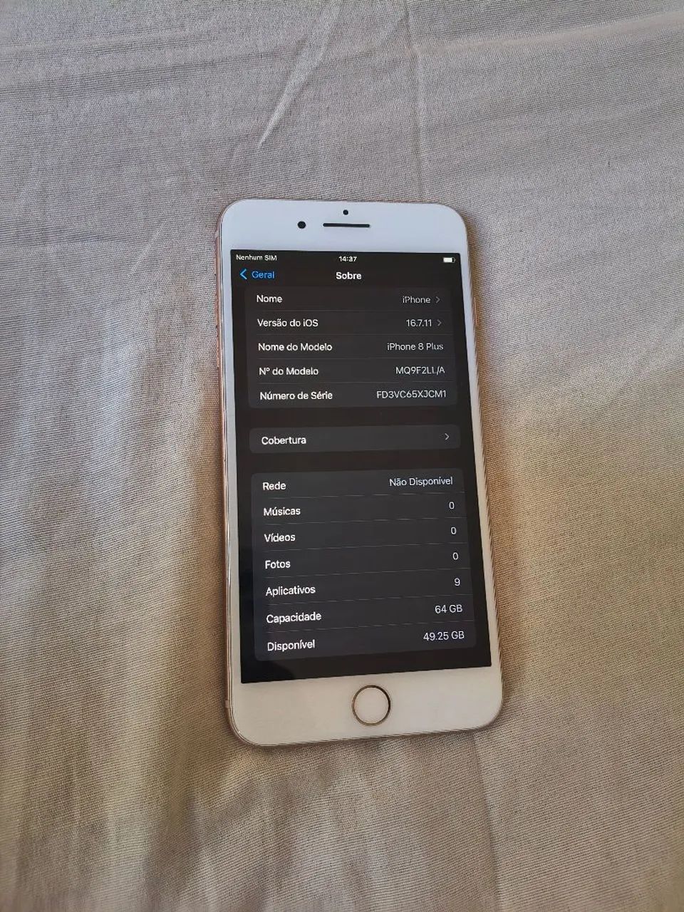 iPhone 8 Plus 64Gb Conservado Troco Aceito Cartao - Foto 3