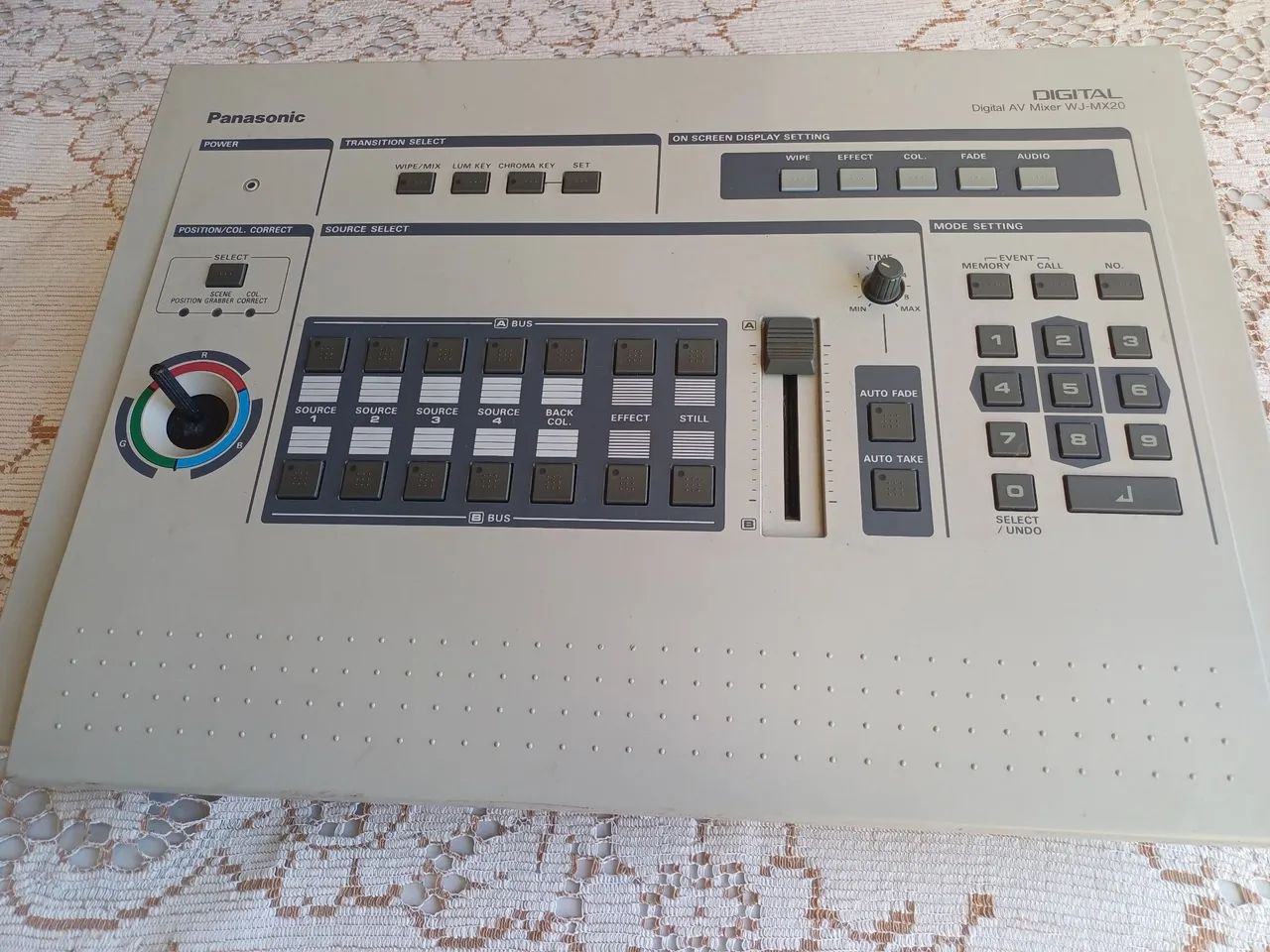 Mesa Mixer Panasonic WJ- MX20 analogica super conservada
