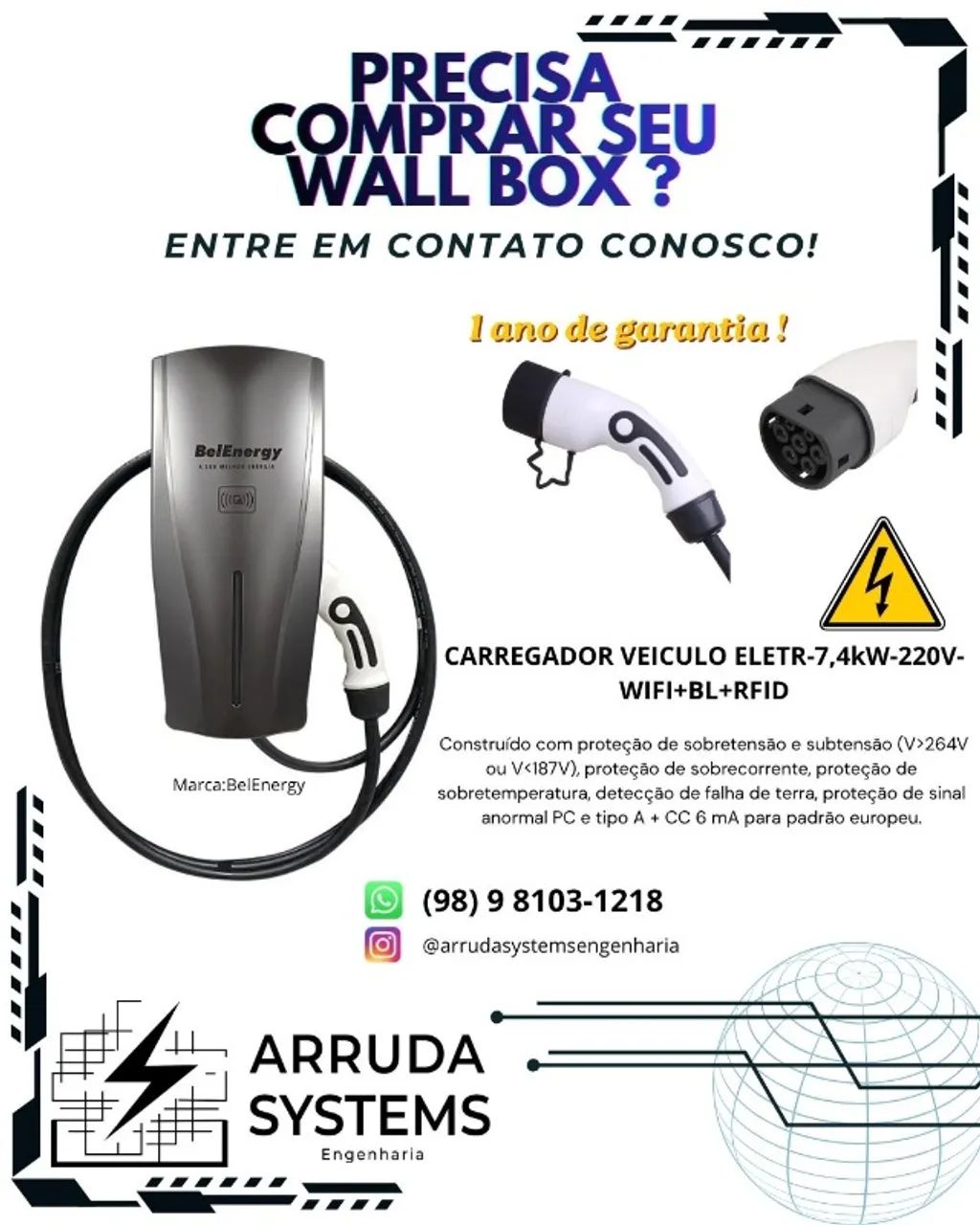 Serviço Instalação de Wall Box  - Foto 2