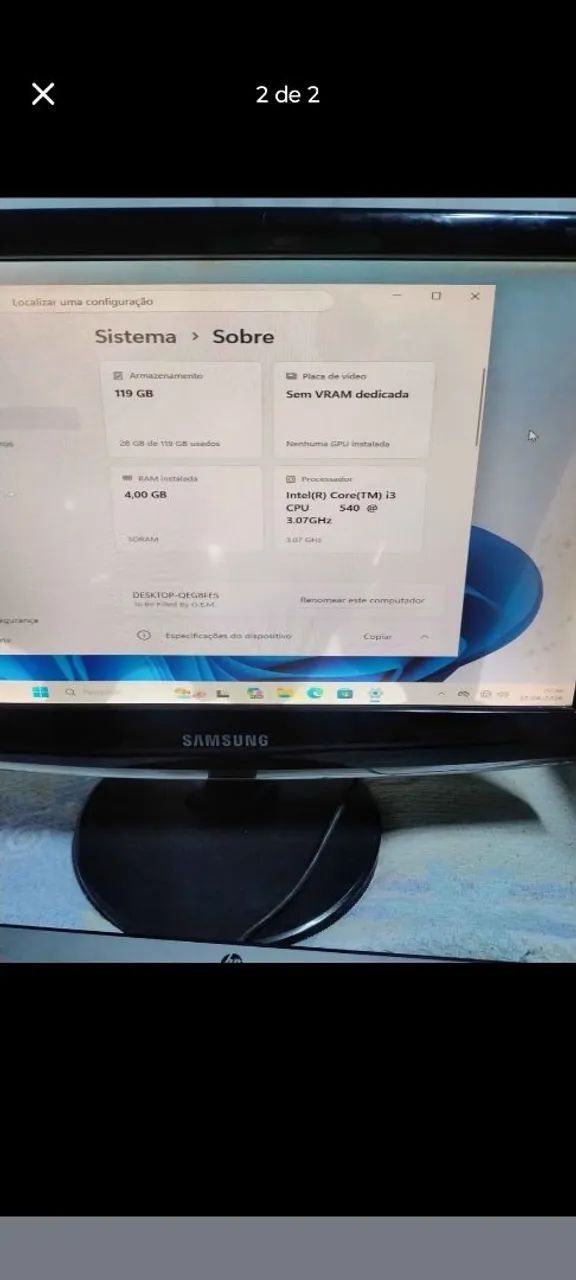 Cpu i3 com windows 11  - Foto 4