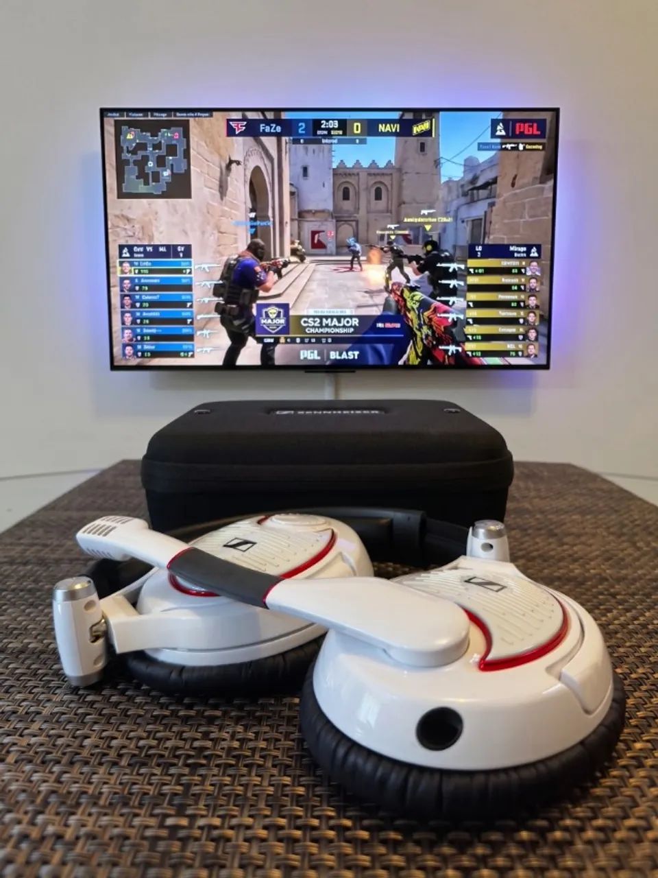 Headset Gamer Sennheiser GAME ZERO White Edition Impecável