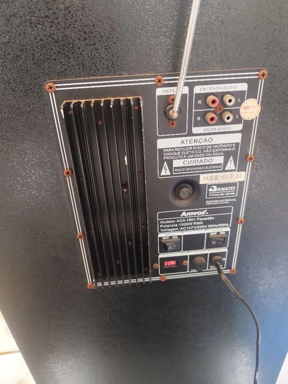Caixa de som Amvox 1500w rms - Foto 3