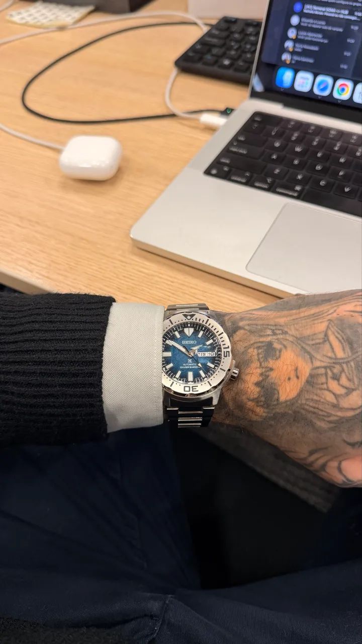 Seiko Prospex Monster Penguin SRPH75K1 + 2 Pulseiras - Foto 2