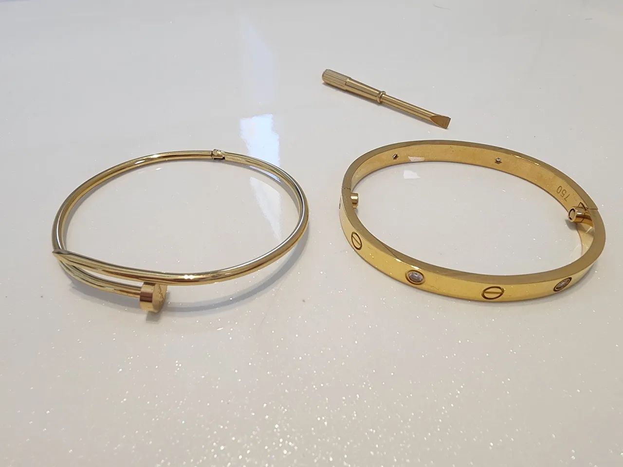 Pulseira estilo Cartier
