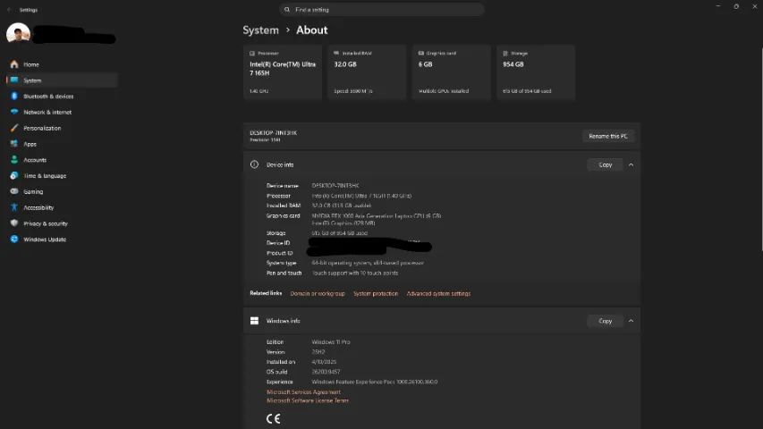 Dell Mobile Precision Workstation 3591 - I7 Ultra 32GB 1T - Com Garantia até 2029 - Foto 4