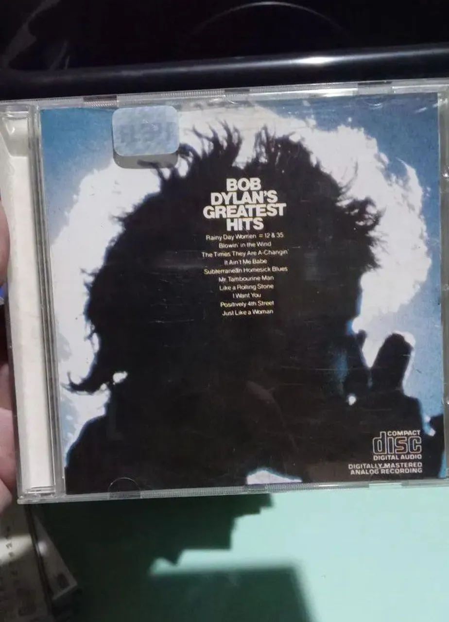 CD original do cantor Bob Dylan greatest hits 