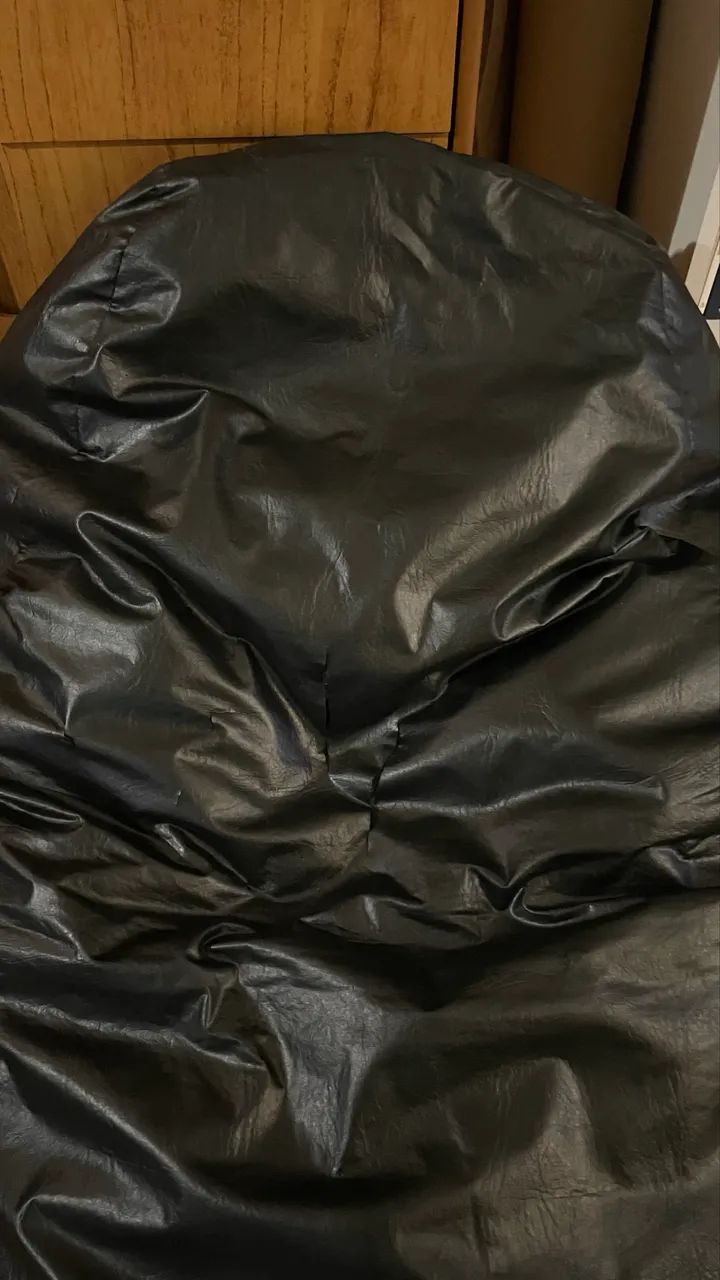 Puff fofão preto  - Foto 2