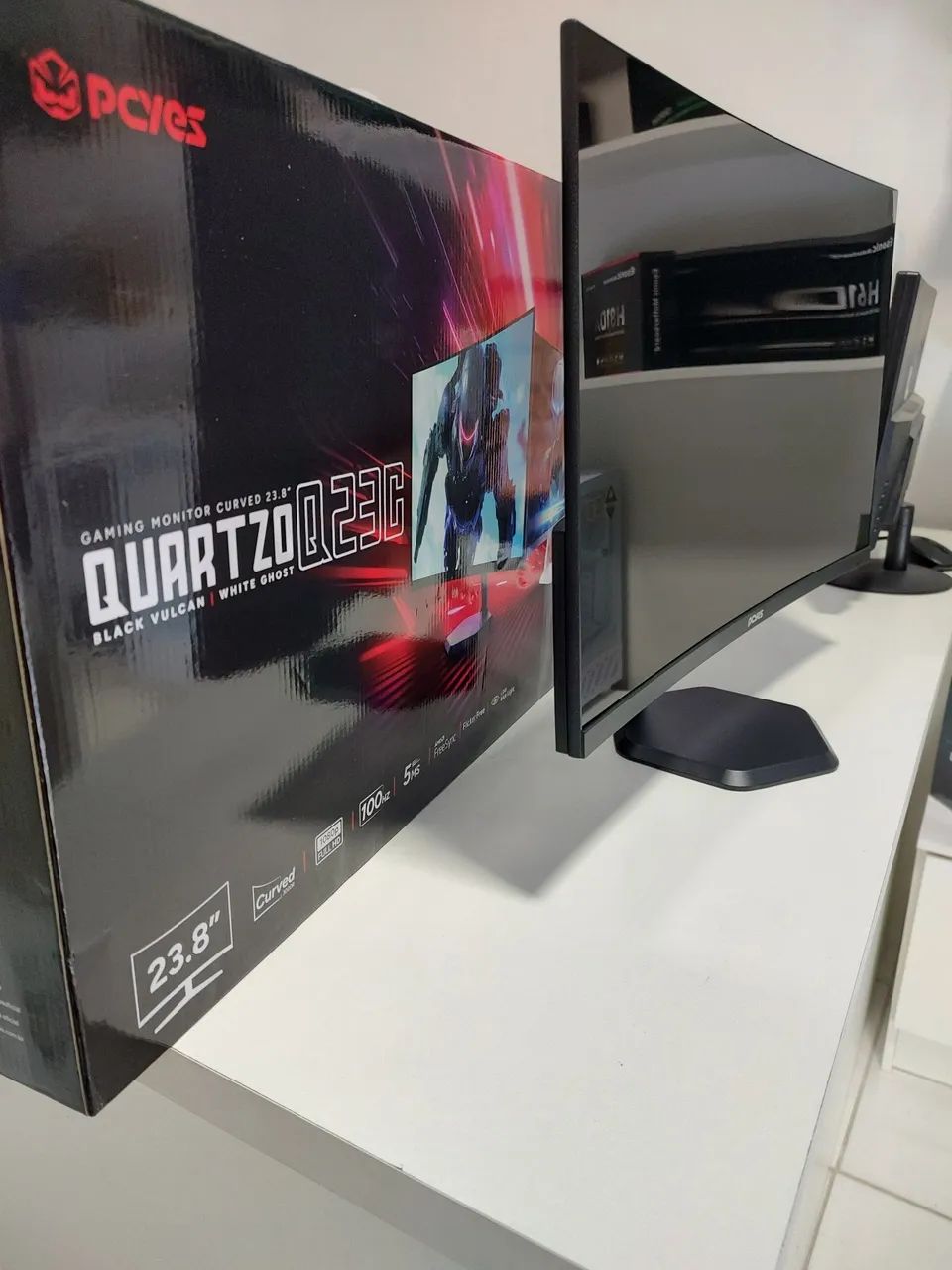 Monitor Curvo 24" FullHD 100hz - Entregamos ! - Foto 3
