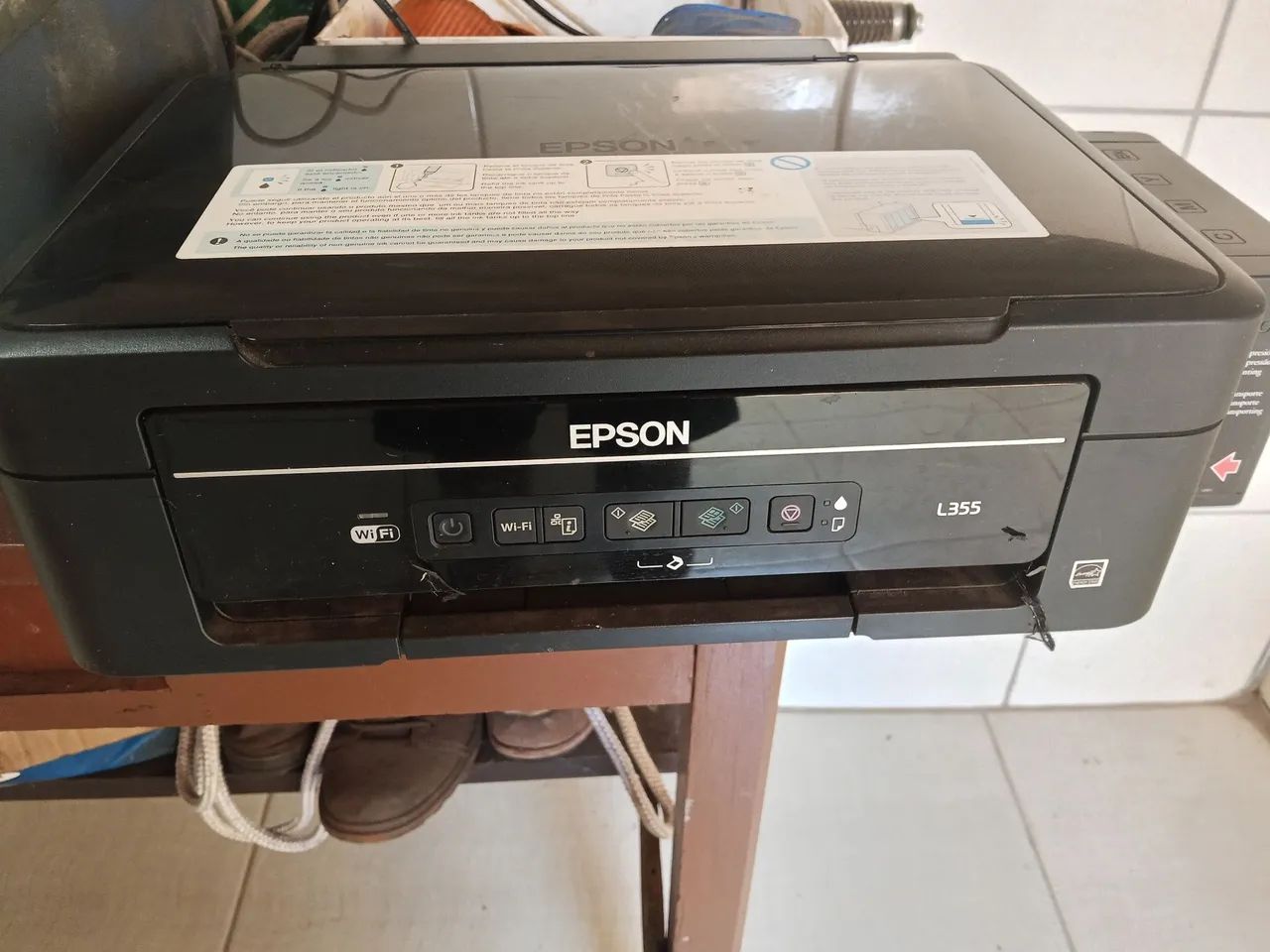 Impressora é bebedor 