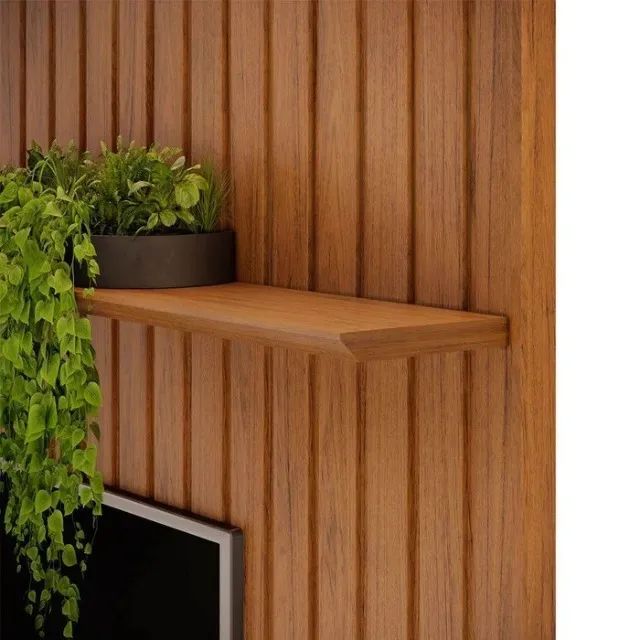 Painel ripado 100% MDF com 1,43 m de largura - Entrega e montagem GRATIS