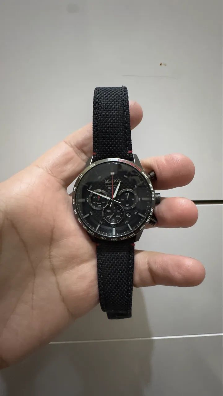 Relógio Masculino Seiko SSB359P1 (44 mm) - Foto 2